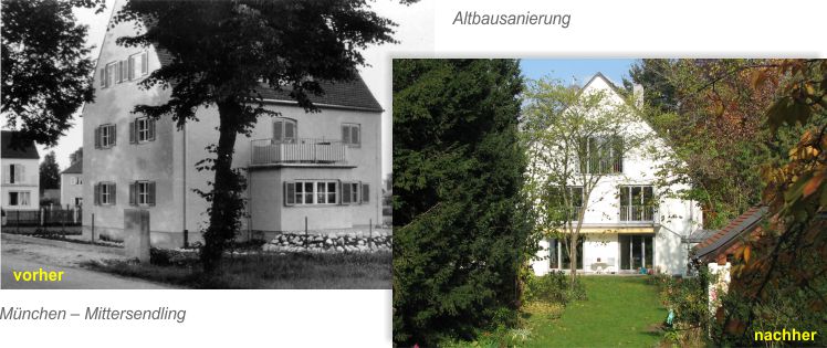 Altbausanierung Mittersendling